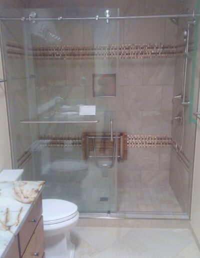 glass shower door